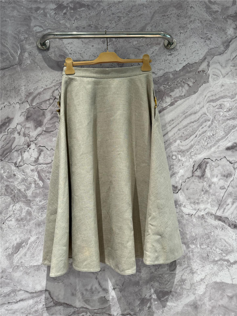 Va1e*ntin0 linen skirt cheap replica designer clothes