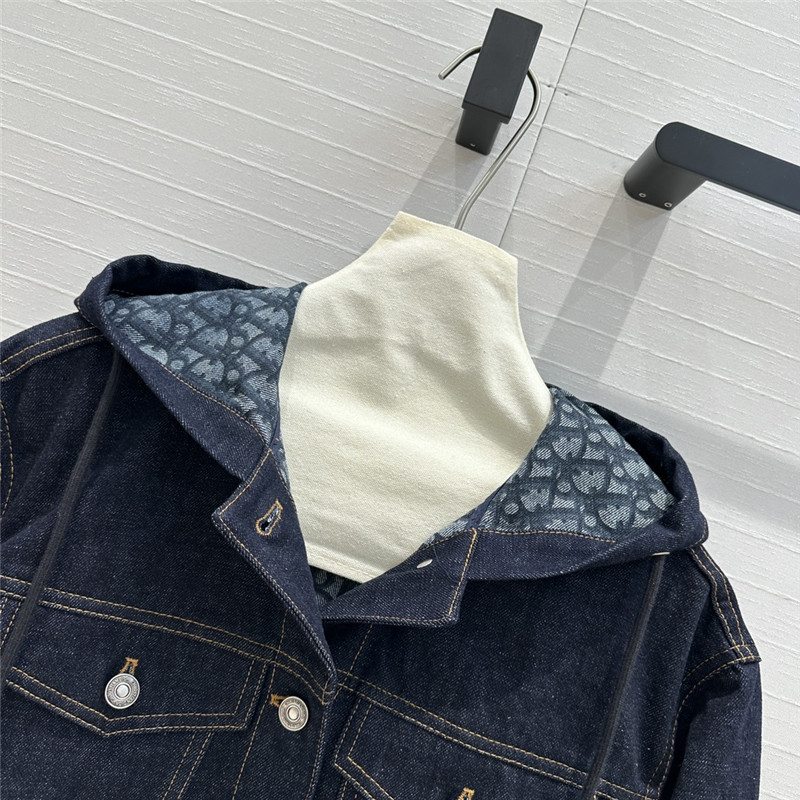 d10r S*per short old flower jacket denim jacket replica clothes