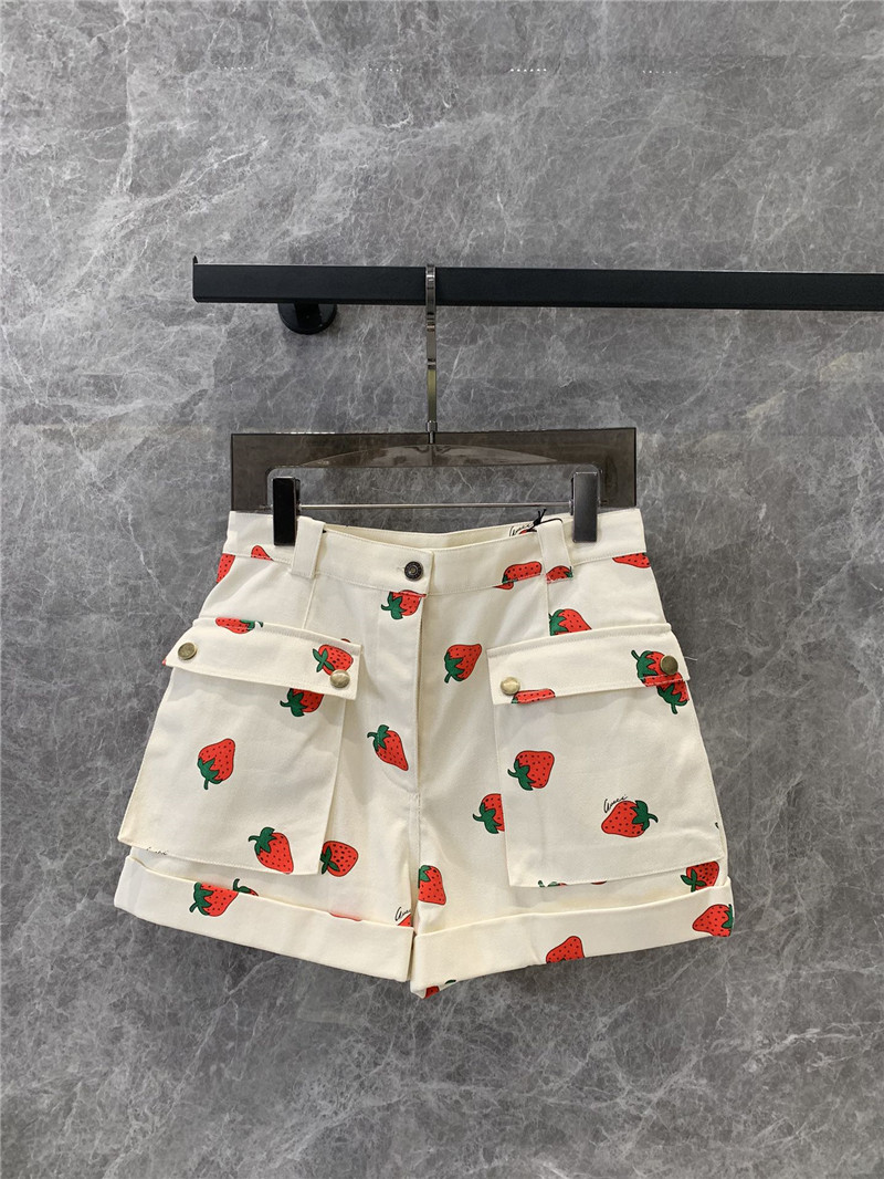 Gvc*1 strawberry print cargo shorts replica clothes