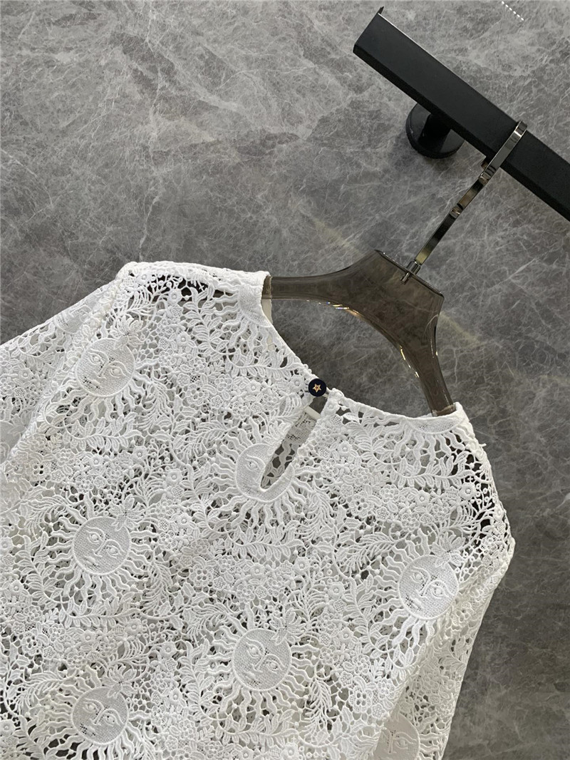 D10r water-soluble floral short top replica designer clothes