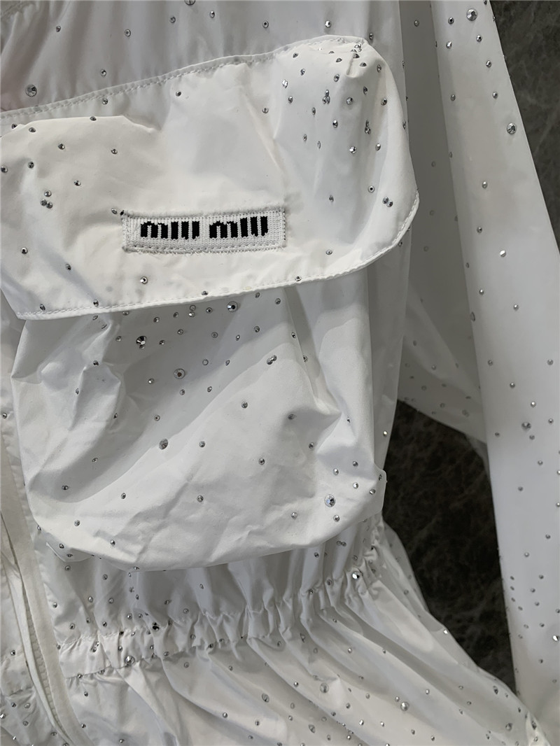 M1um1u zipper sun protection jacket replica d&g clothing