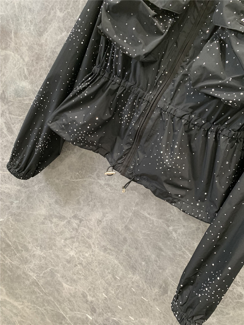 M1um1u zipper sun protection jacket replica d&g clothing