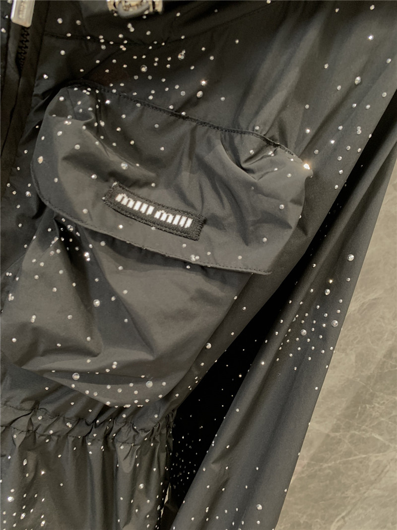 M1um1u zipper sun protection jacket replica d&g clothing