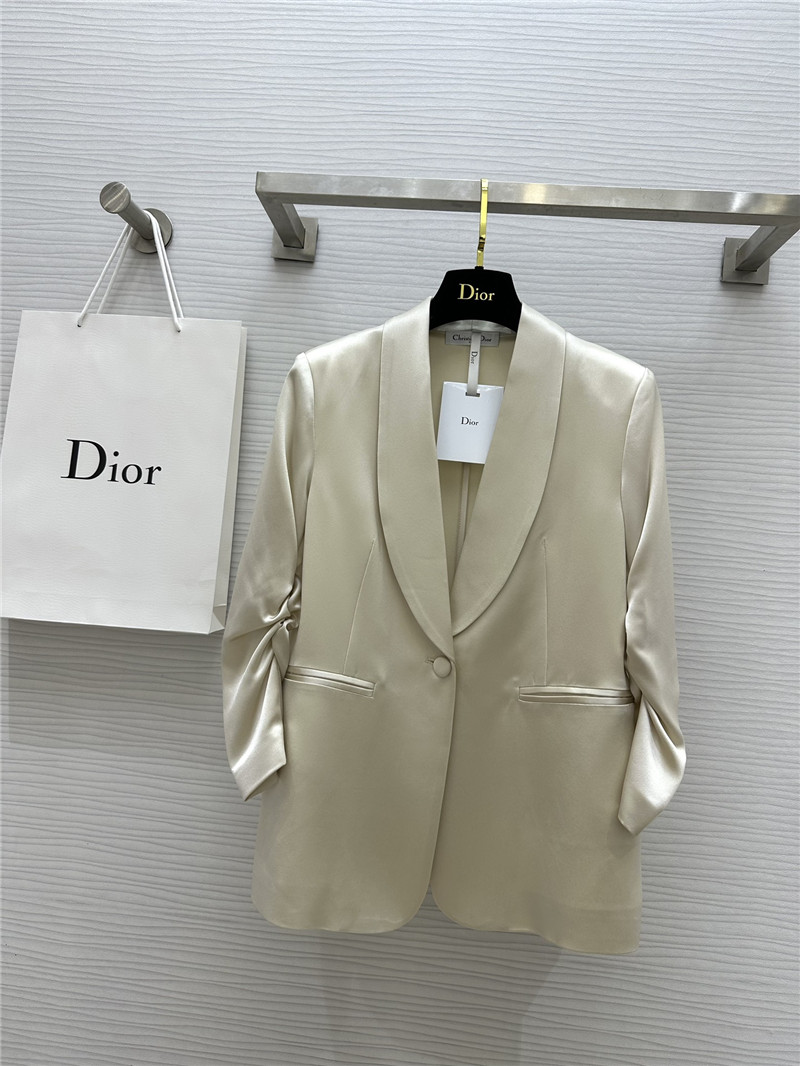D10r cuff pleated suit jacket replica clothes