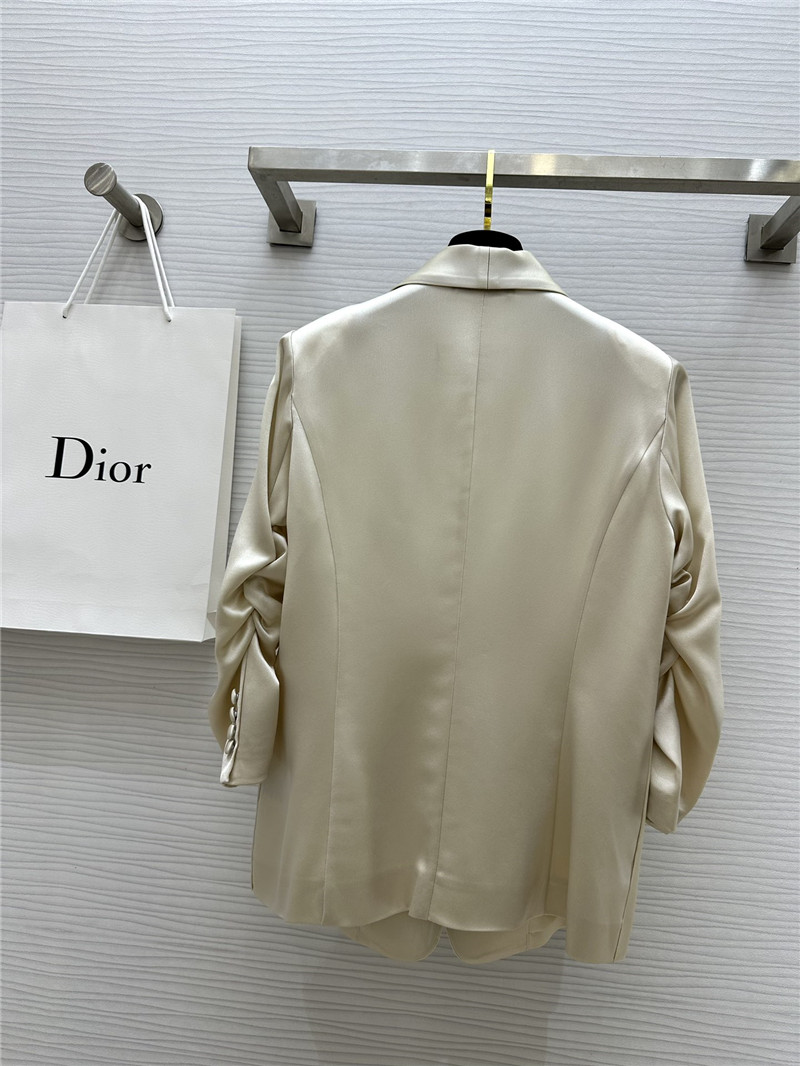D10r cuff pleated suit jacket replica clothes