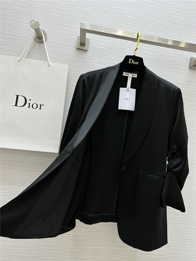 D10r cuff pleated suit jacket replica clothes