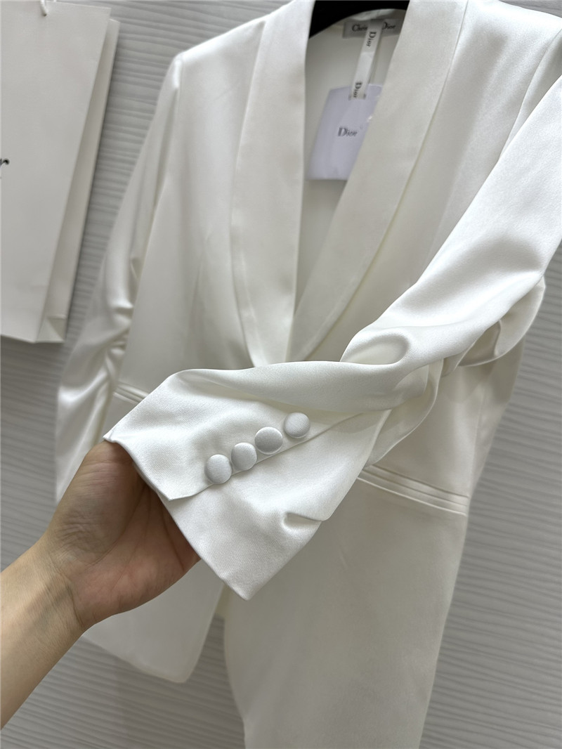 D10r cuff pleated suit jacket replica clothes