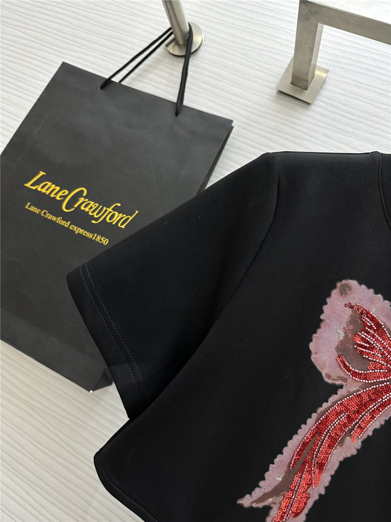 M1um1u bow waist short sleeve dress replica d&g clothing