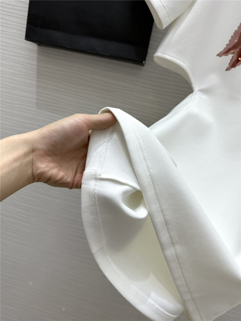 M1um1u bow waist short sleeve dress replica d&g clothing