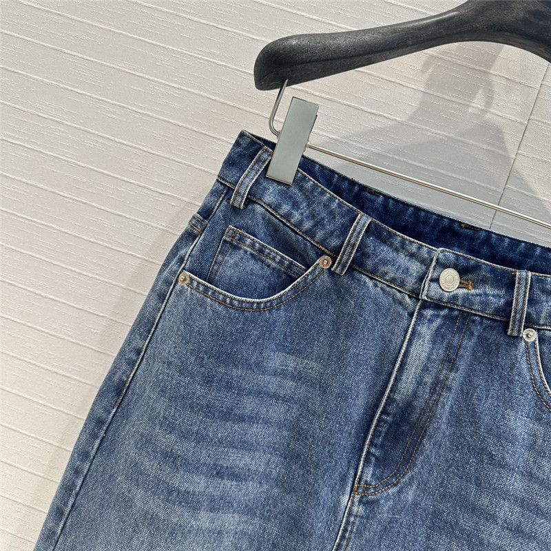 Ce1i*e slit design denim skirt replica designer clothes