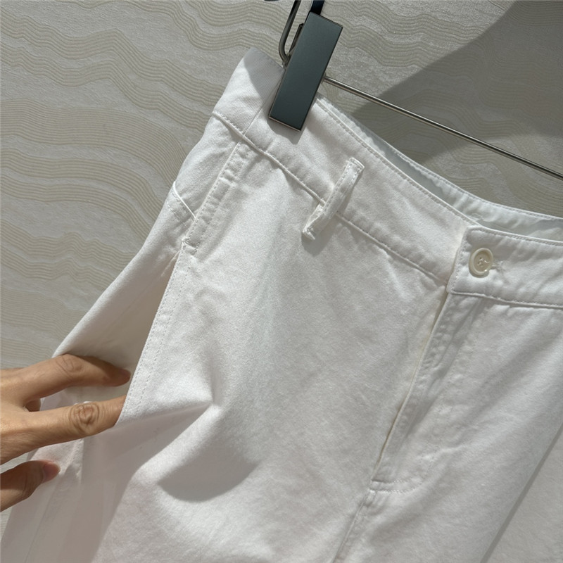 The R0w denim cotton straight pants replica d&g clothing