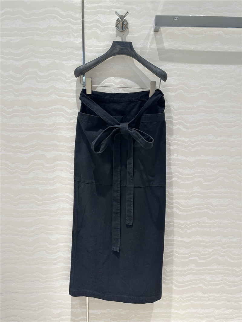 The R0w denim cotton skirt cheap replica designer clothes