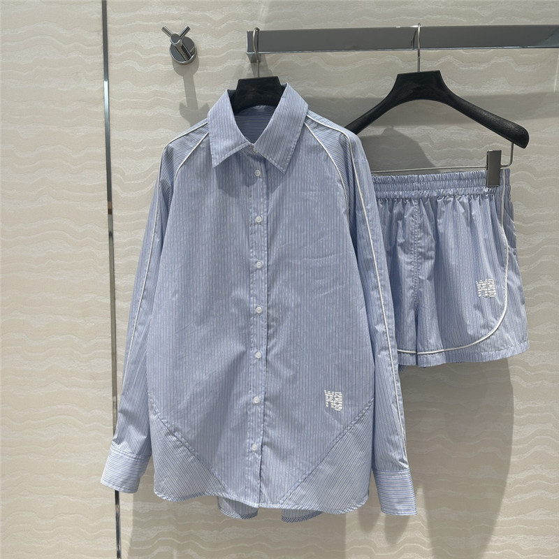 A1exa*der wang hot striped suit replica designer clothes