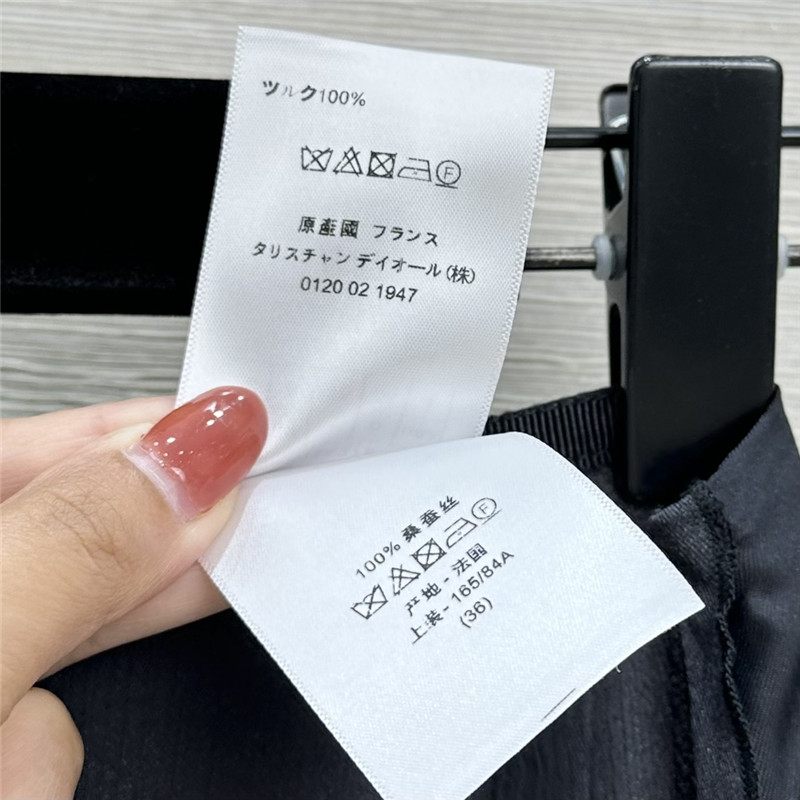 D10r eiffel tower printed silk long skirt replica clothes