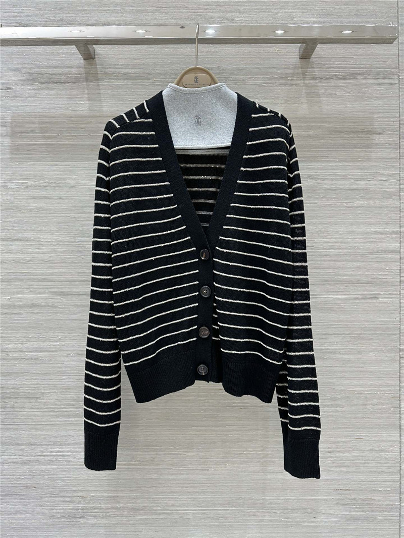 BC Linen Yarn V-Neck Cardigan replica clothing sites