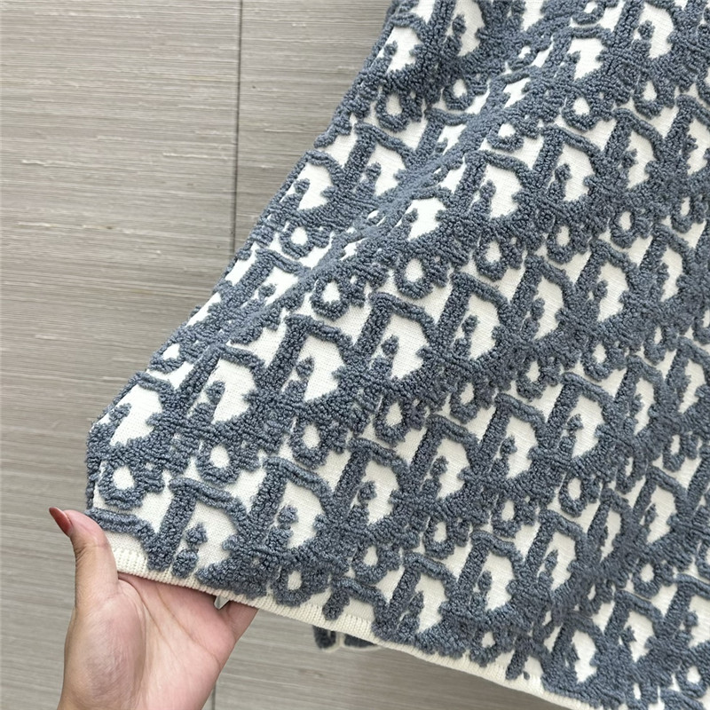D10r monogram three-dimensional jacquard sweater replica clothes