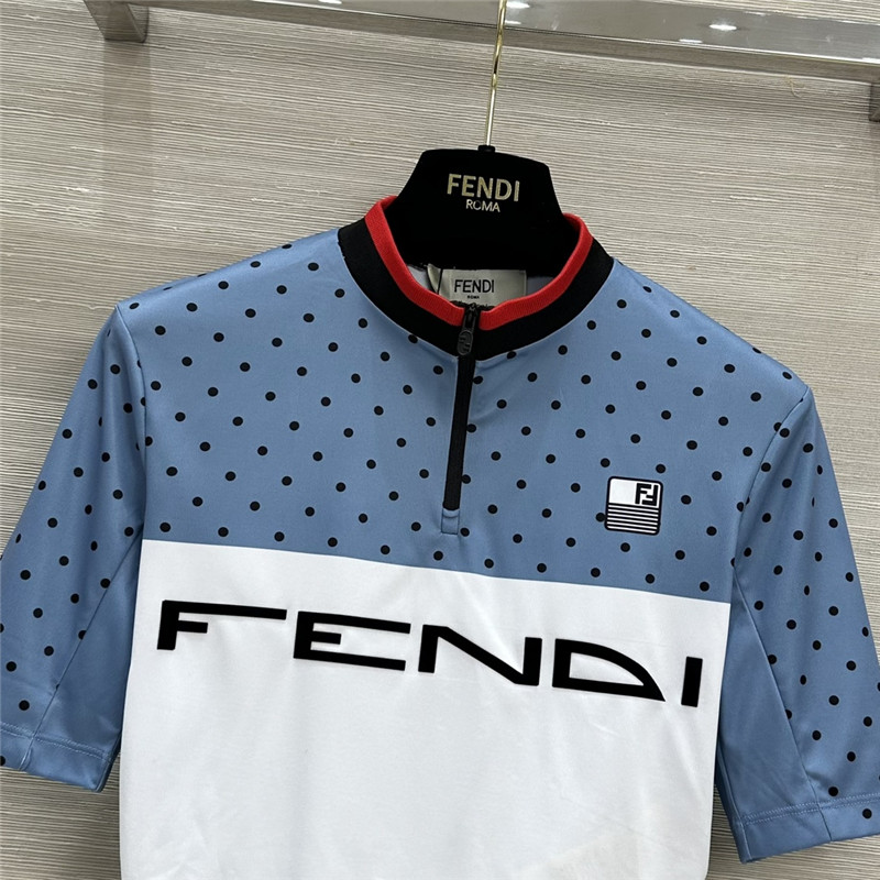 F**di high waist printed yoga top replicas clothes