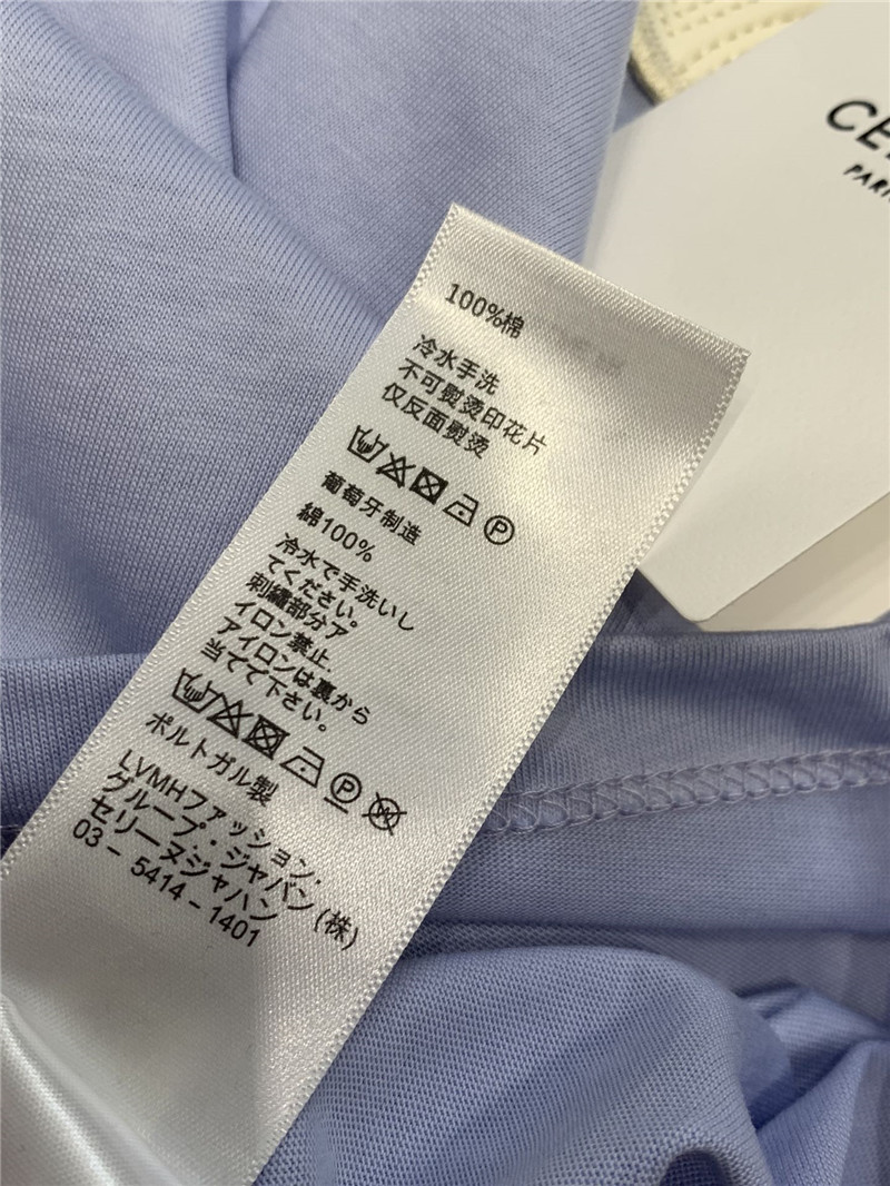 Ce1i*e round neck short sleeve t-shirt replica designer clothes