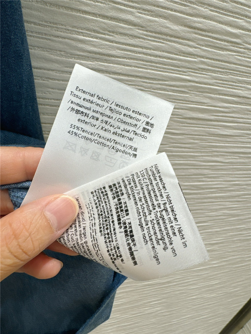 Va1e*ntin0 3d petal denim dress replica clothing sites