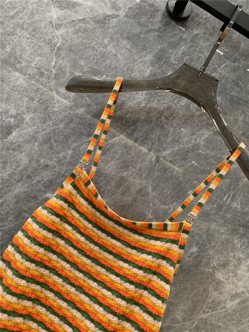 ch**el dopamine D1am0nd button knitted small vest replica clothes