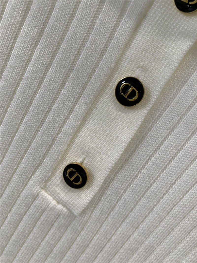 D10r knitted polo collar short-sleeved top replica d&g clothing