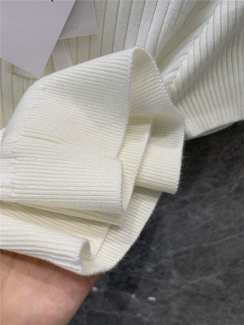 D10r knitted polo collar short-sleeved top replica d&g clothing