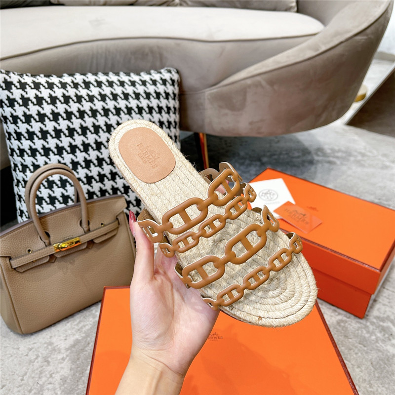 H**me5 ancone beige nappa leather espadrilles