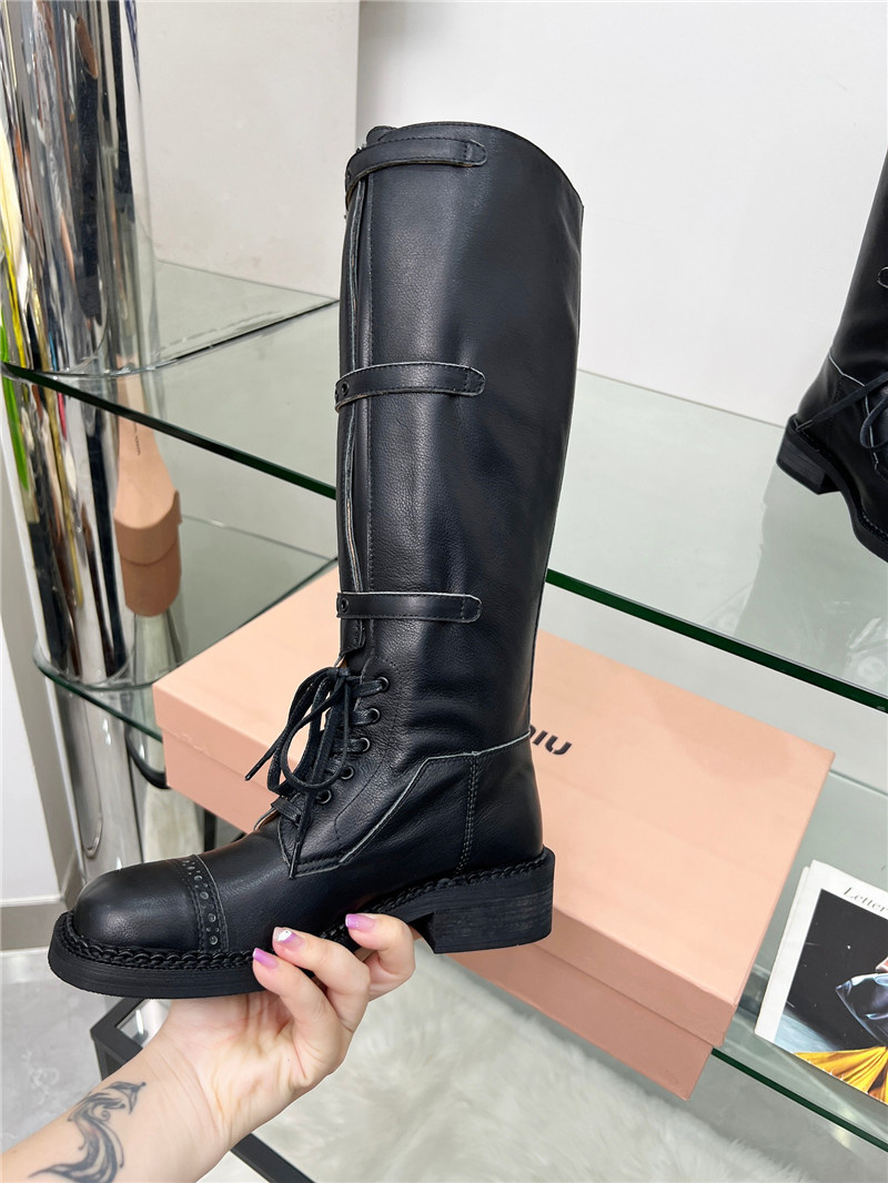 Miu Miu Buckle Up Moto Boots