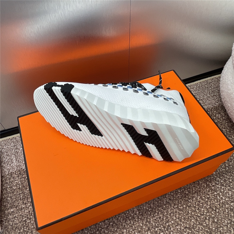 H**me5 white lace-up sneakers