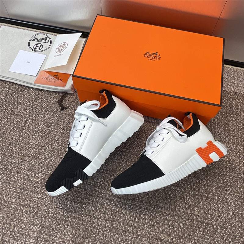 H**me5 bouncing sneaker black white women