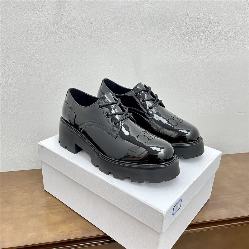 Ce1i*e triomphe rangers derby in black polished bull