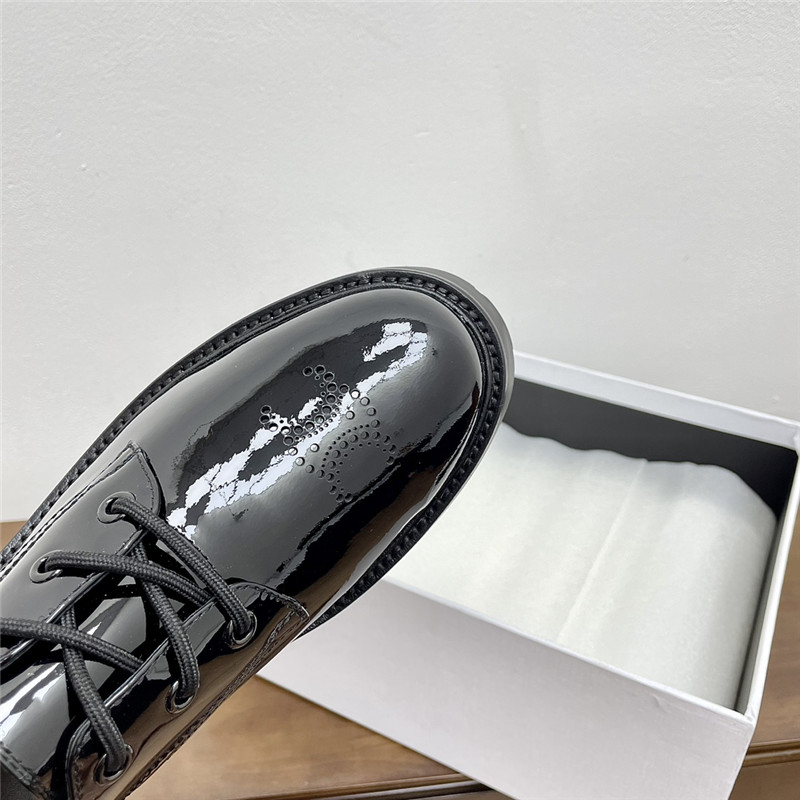 Ce1i*e triomphe rangers derby in black polished bull