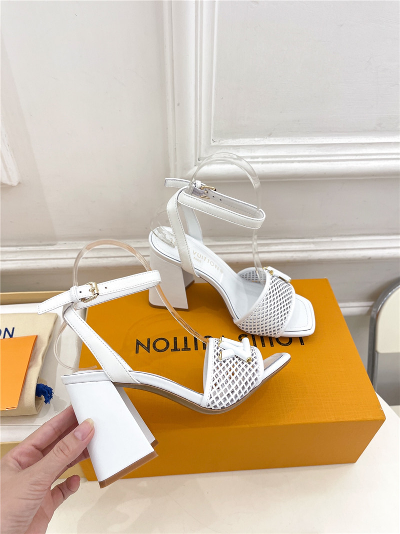 l0vis Vvtt0n shake sandal in white calfskin