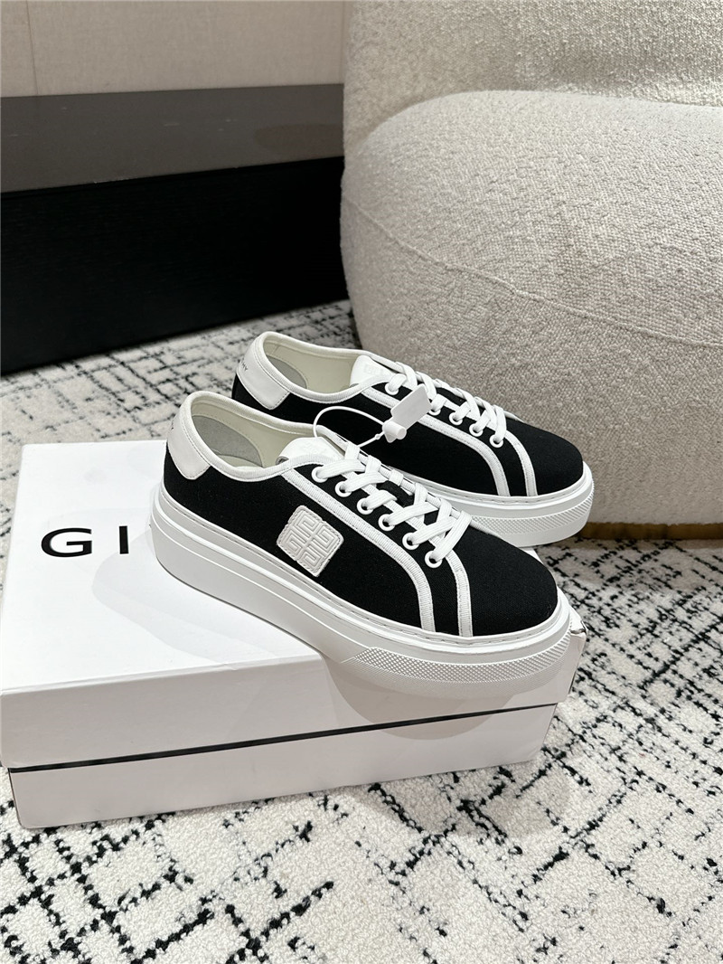 Givenchy City Canvas Platform Sneakers
