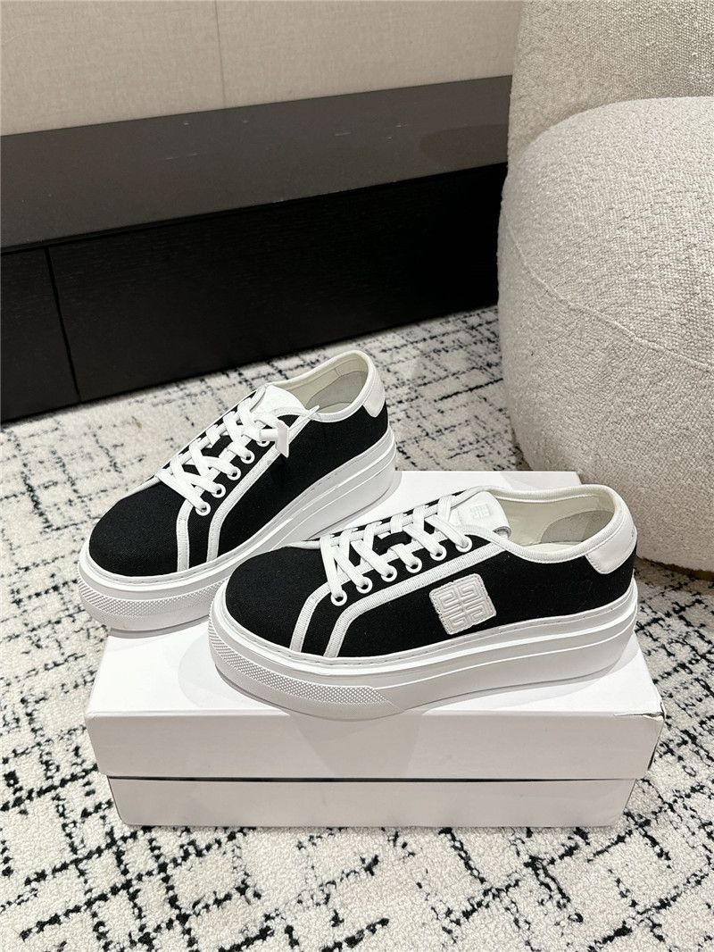 Givenchy City Canvas Platform Sneakers
