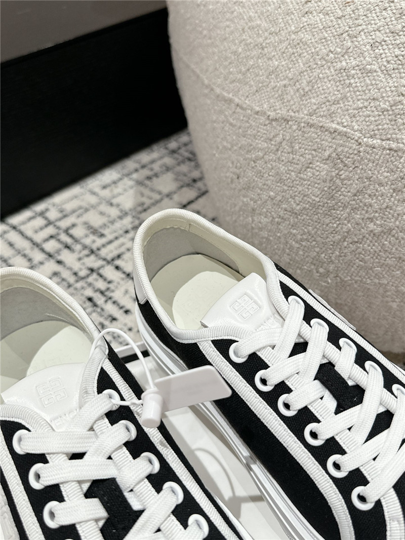 Givenchy City Canvas Platform Sneakers