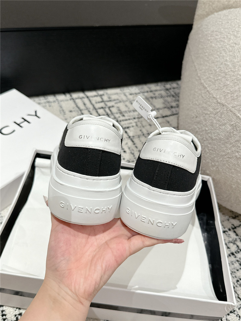 Givenchy City Canvas Platform Sneakers