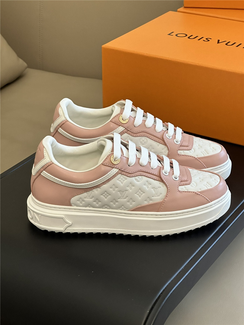 l0vis Vvtt0n lv time out sneakers pink white