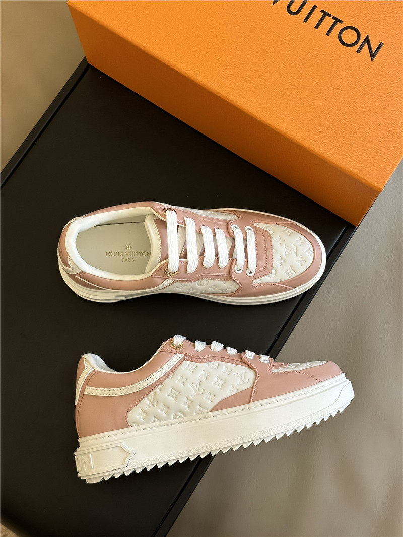l0vis Vvtt0n lv time out sneakers pink white