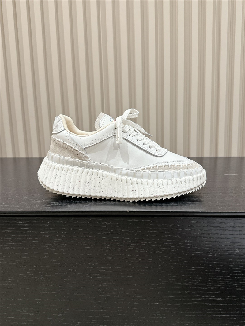 Chloé White Nama Sneakers