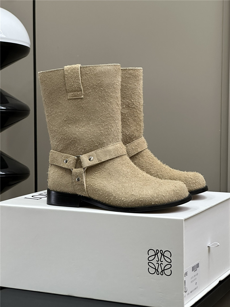 L0ew* campo harness biker boots