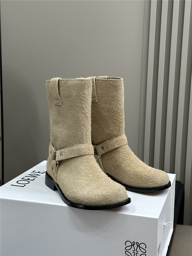 L0ew* campo harness biker boots