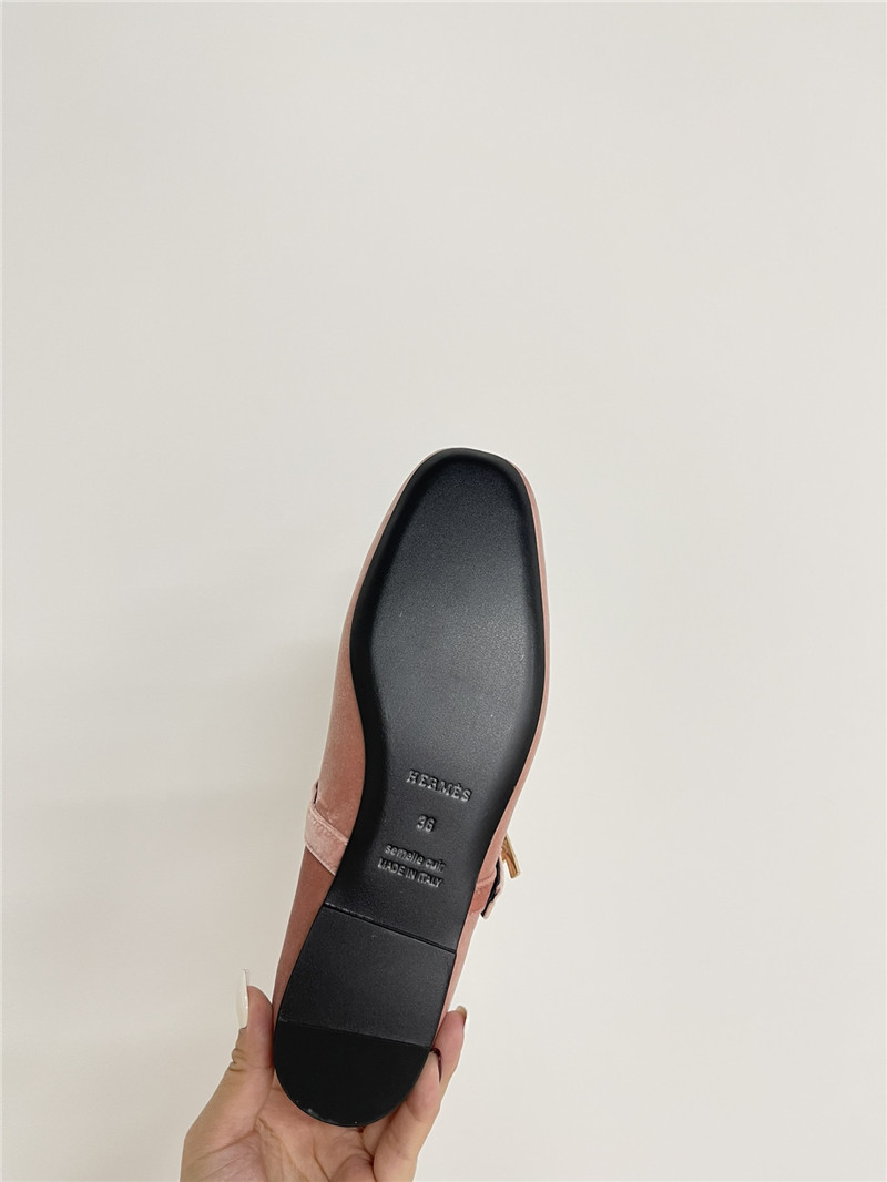 H**me5 jane ballet flats in bruyère velvet