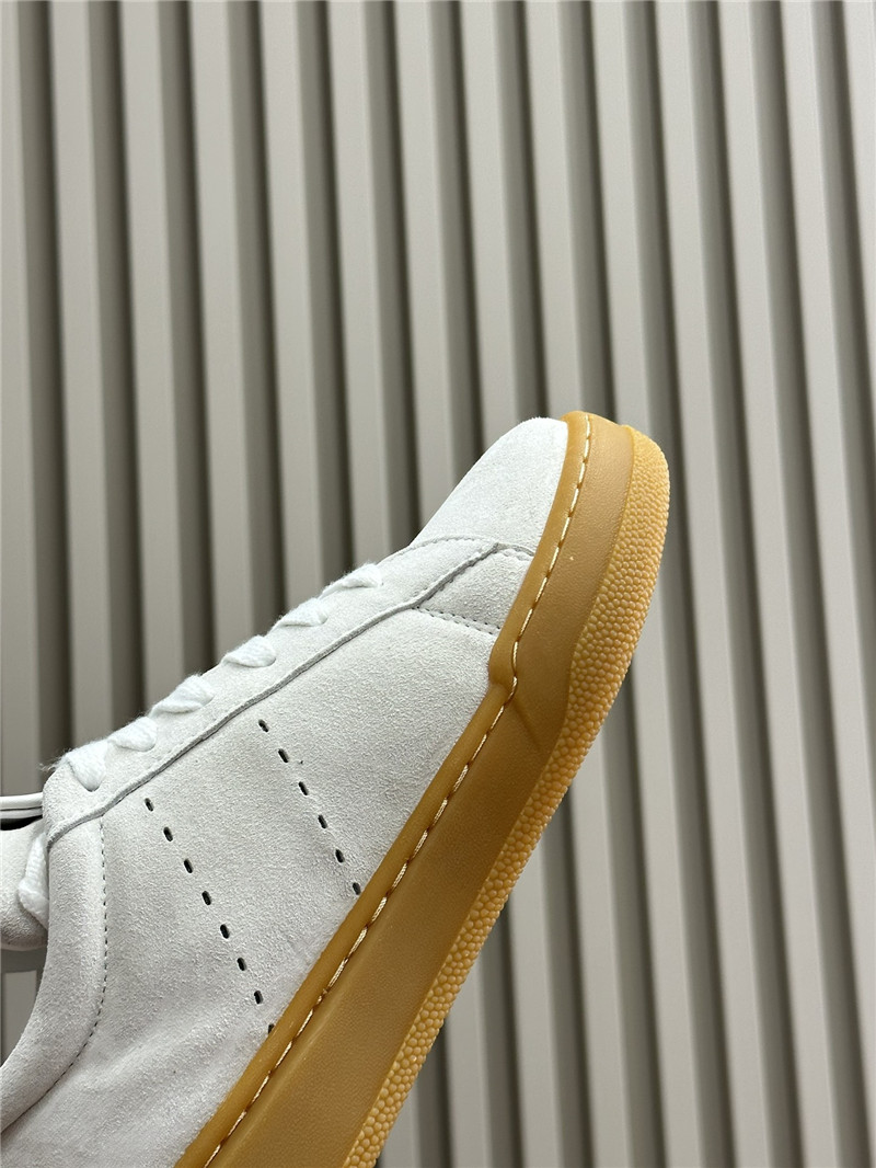 Miu Miu White Laced Low-Top Sneakers