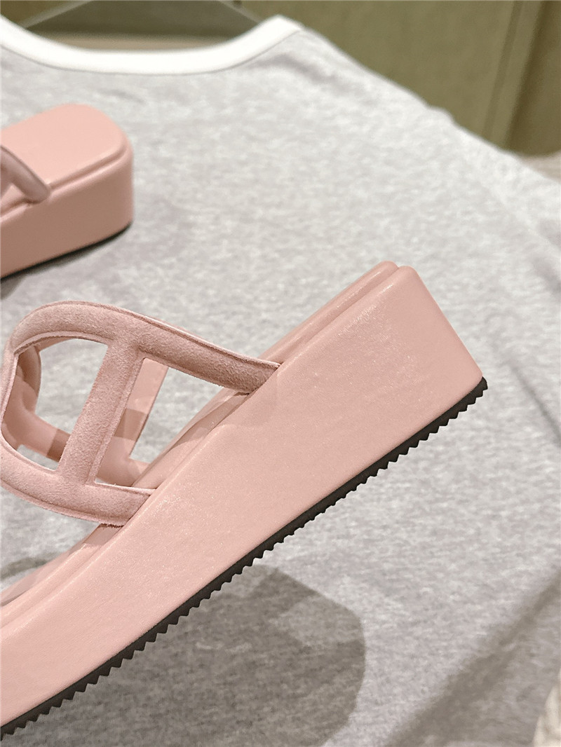 H**me5 gipsy sandal pink goatskin