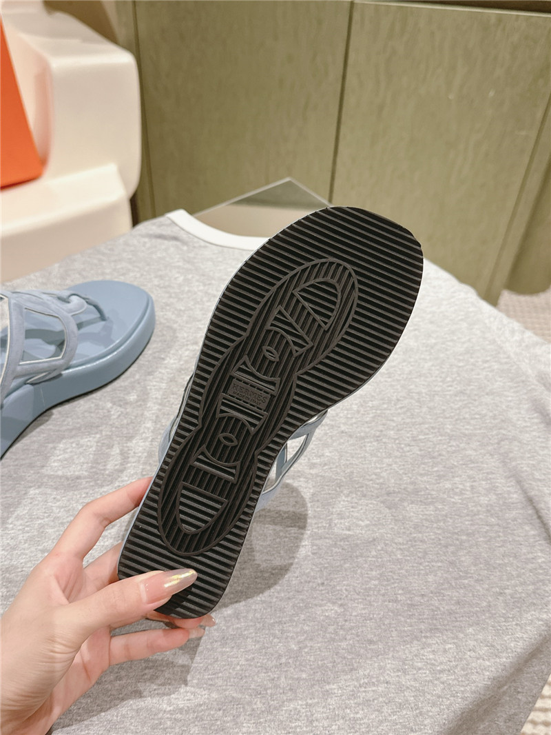 H**me5 gipsy sandal blue goatskin