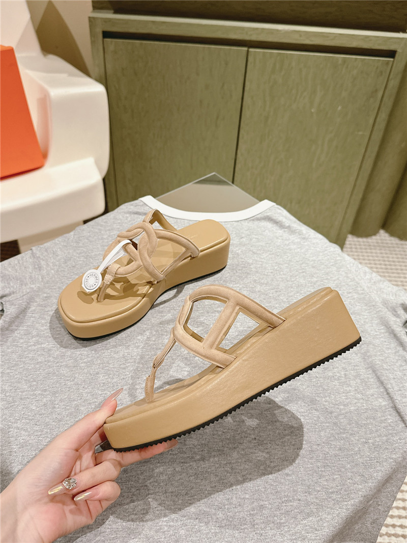 H**me5 gipsy sandal beige goatskin