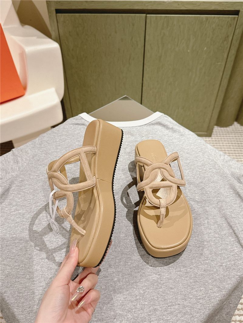 H**me5 gipsy sandal beige goatskin