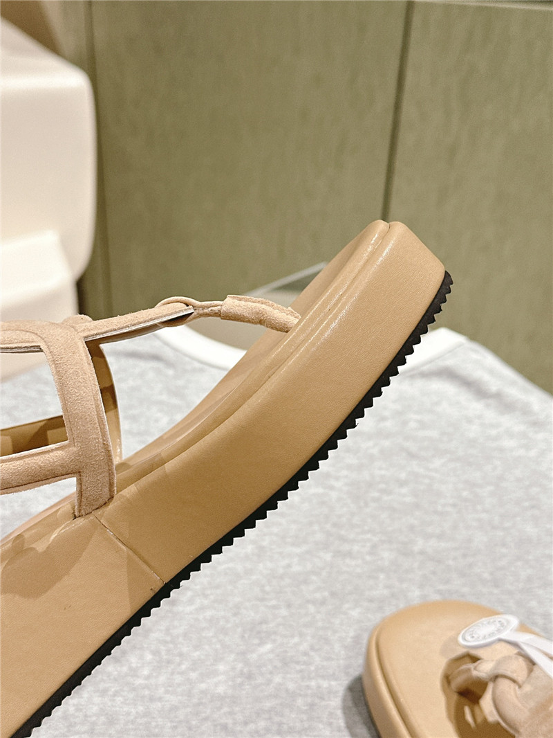 H**me5 gipsy sandal beige goatskin