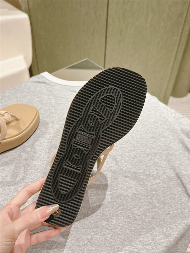 H**me5 gipsy sandal beige goatskin